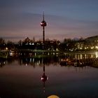 Des nachts am Mediapark Köln