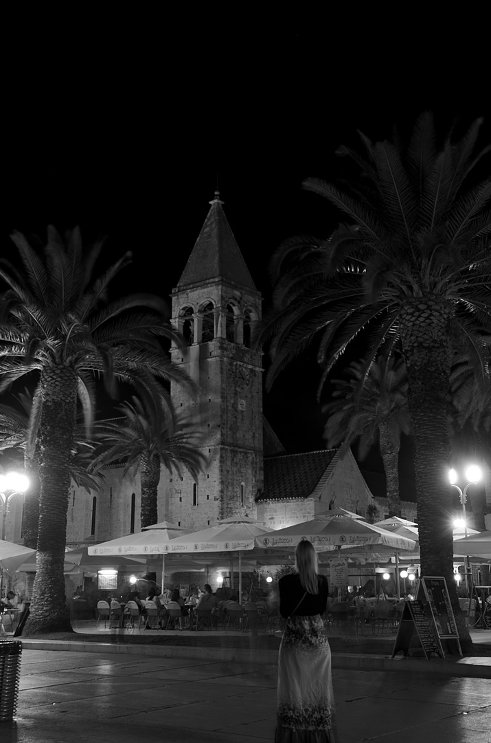 Des Nachts in Trogir