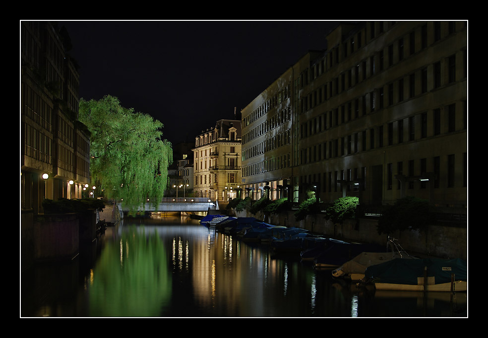 Des Nachts in Zürich