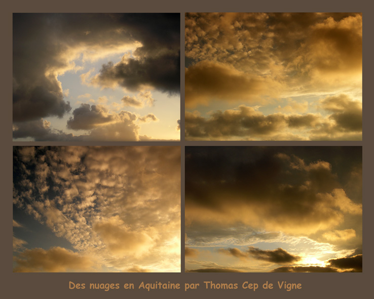 Des nuages en Aquitaine