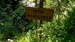 Des Wanderers Freude in der Wutachschlucht