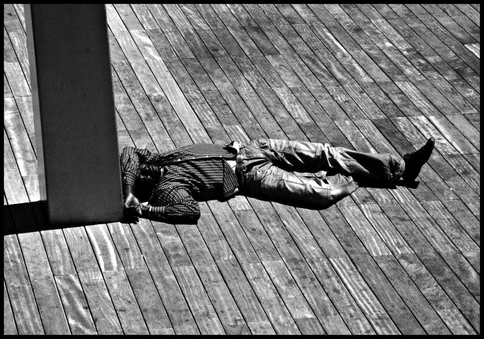 Descansando en el muelle