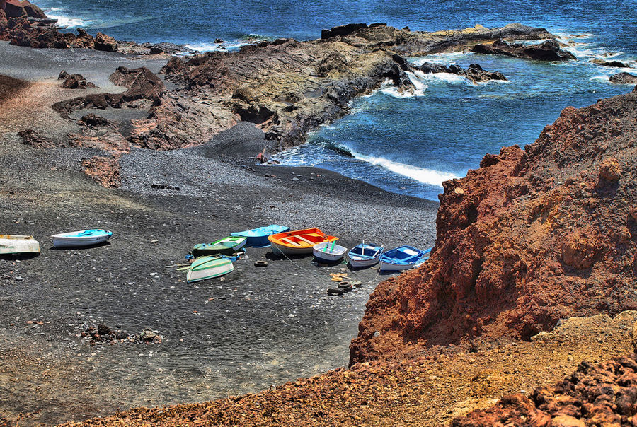 Descansando en la playa