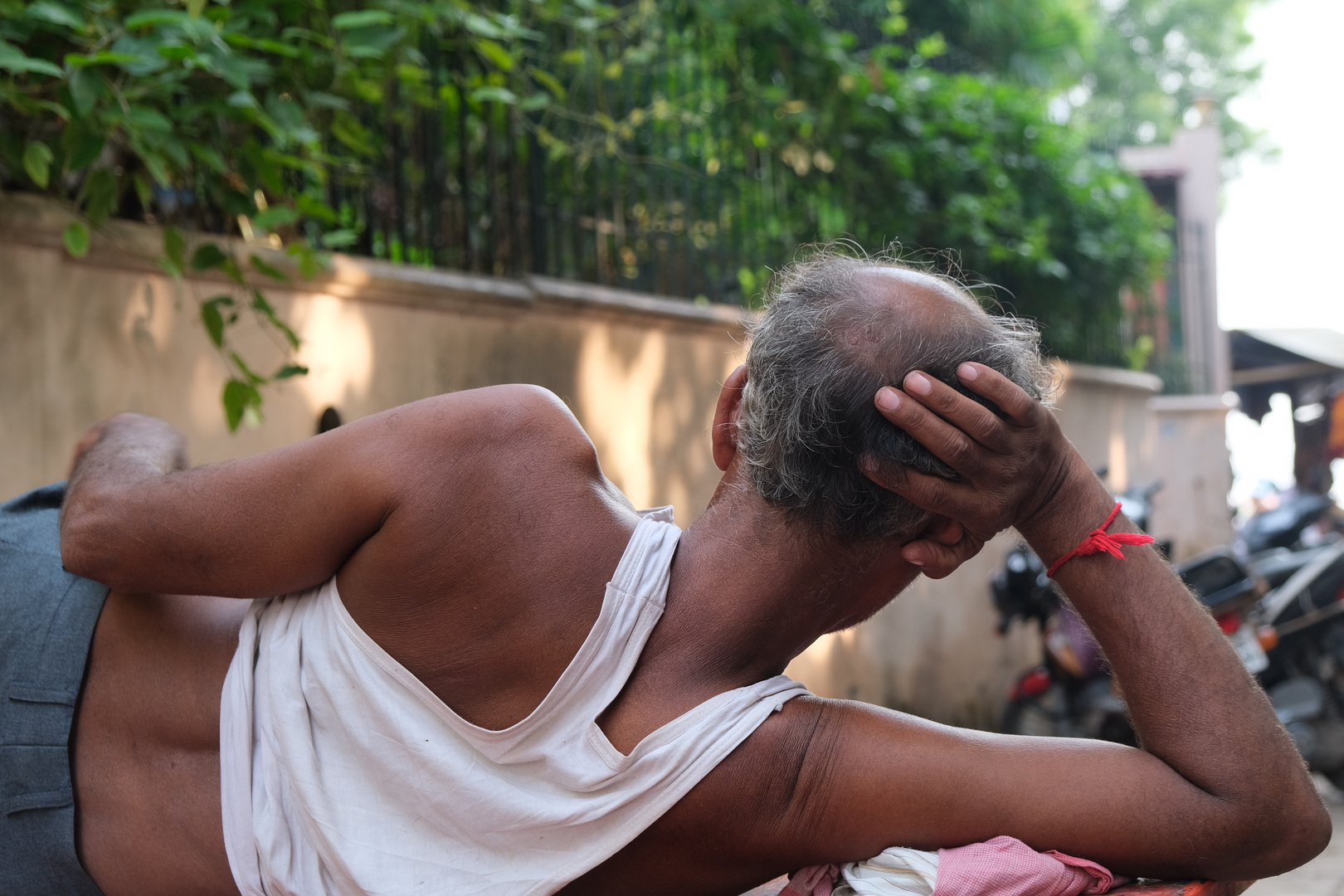 Descansando en Varanasi_:India