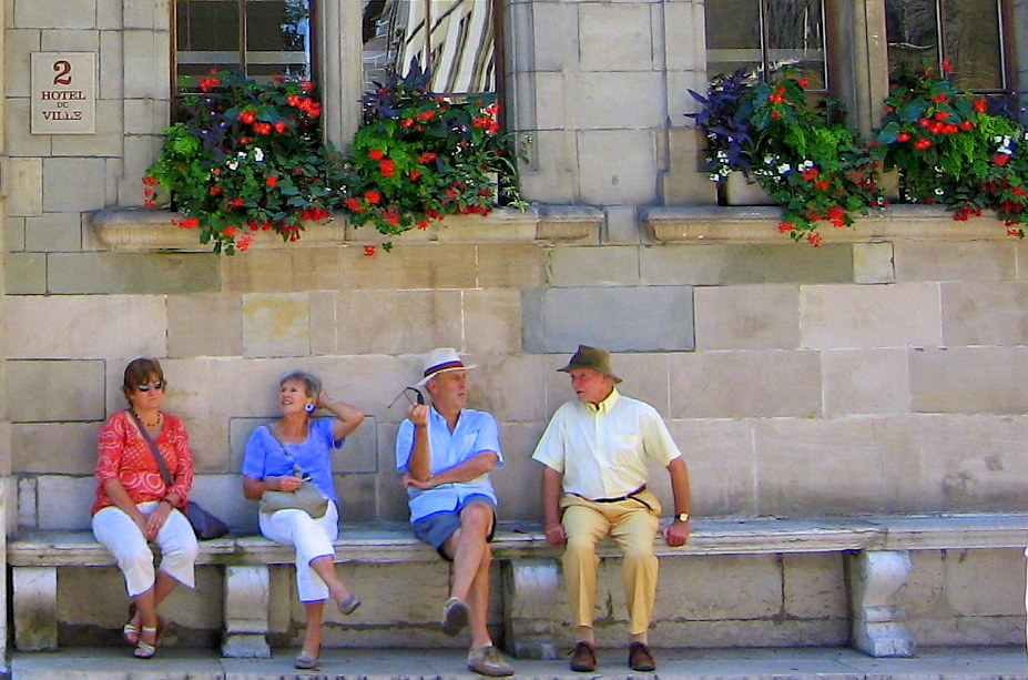 Descanso de turistas