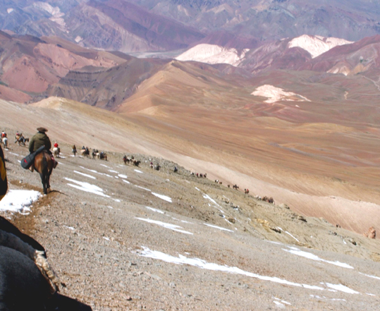 Descenso en los Andes - Going down at the Andes