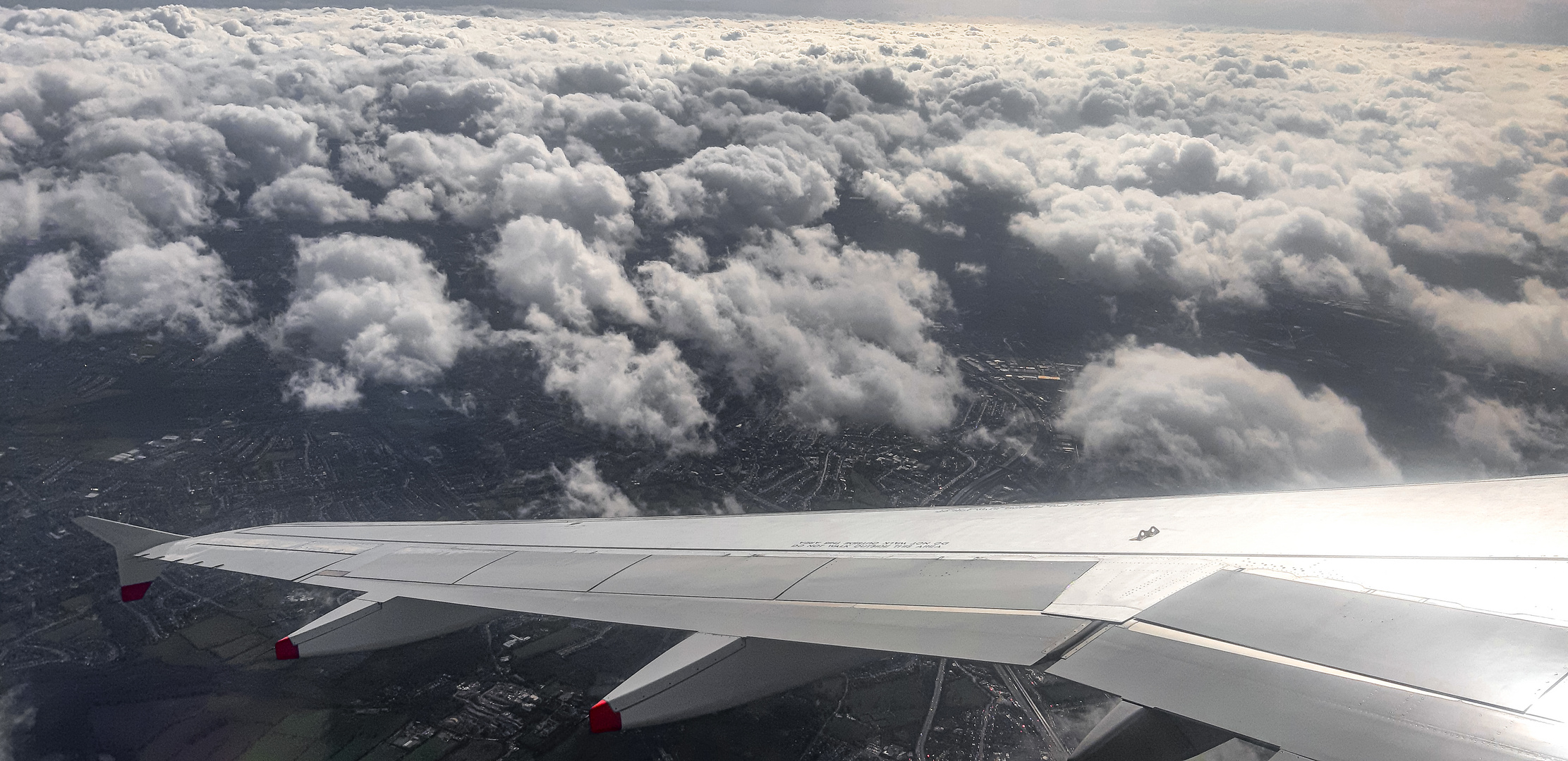 Descent into the cloud cover