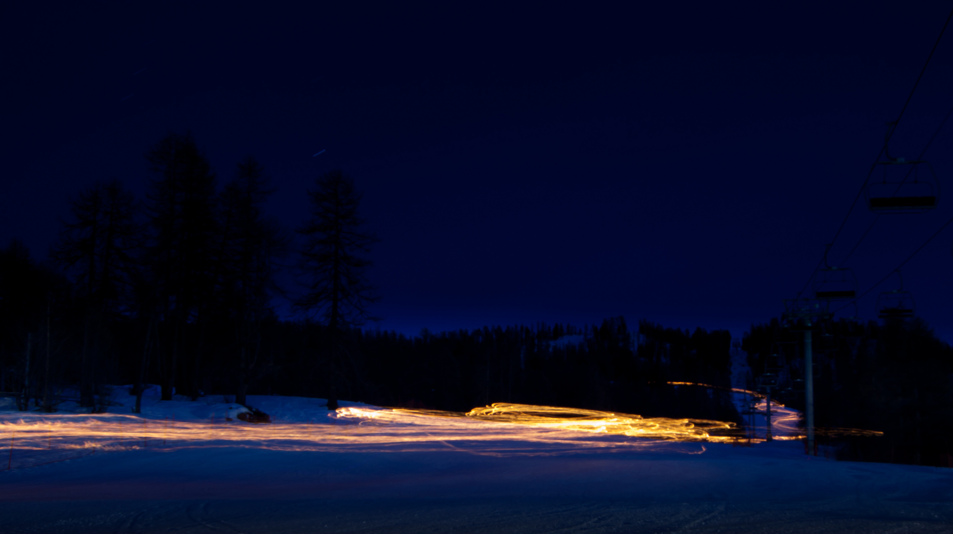 Descente au flambeau