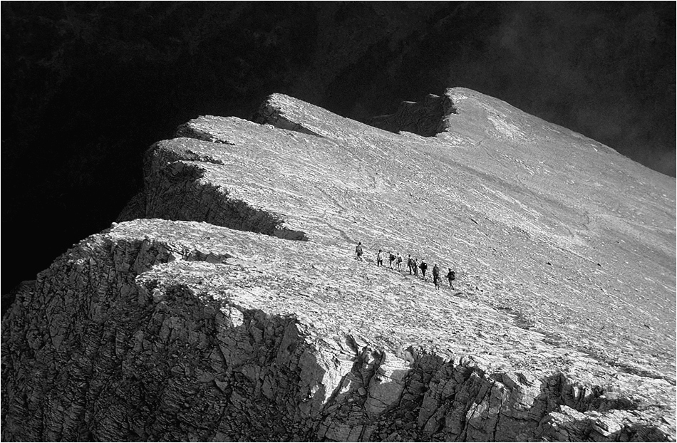 Descente de l'Olymp