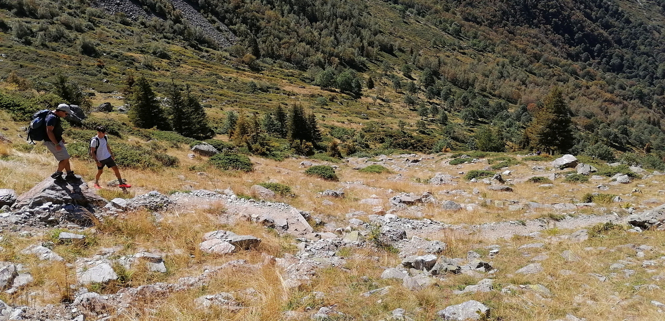 Descente raide qui ne se voit pas !