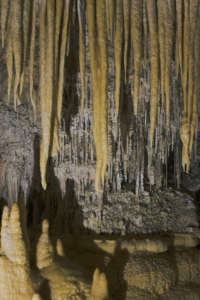 Descente sous terre.