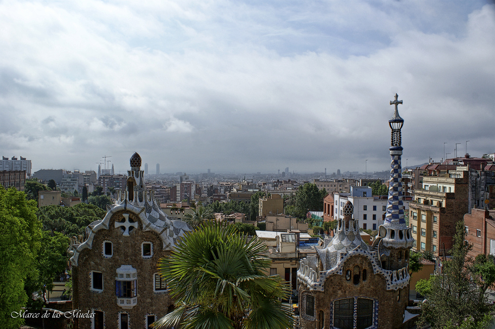 ...desde el Parque Guell...