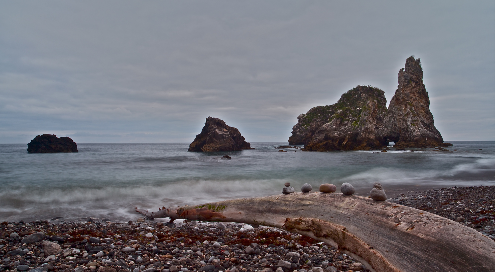 Desde la playa de Pendueles