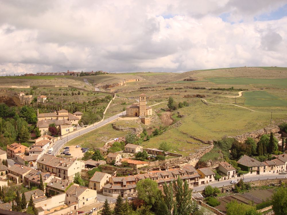 Desde lo alto del Alcázar de Segovia