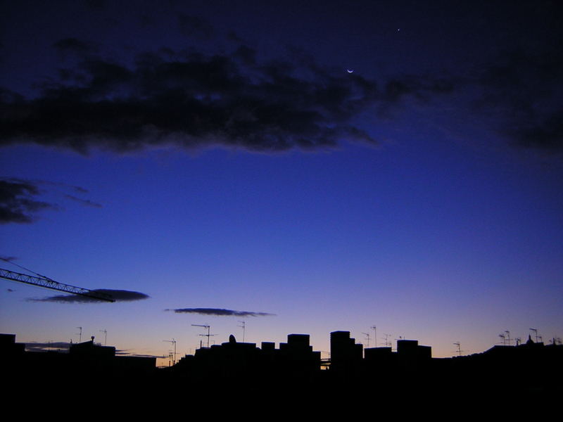 Desde mi casita... se ve la luna