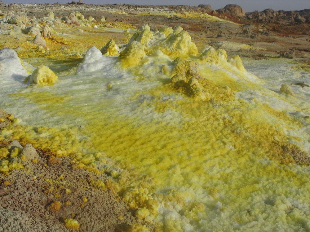 désert ethiopien de souffre