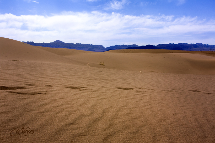 desert of farahzad in iran