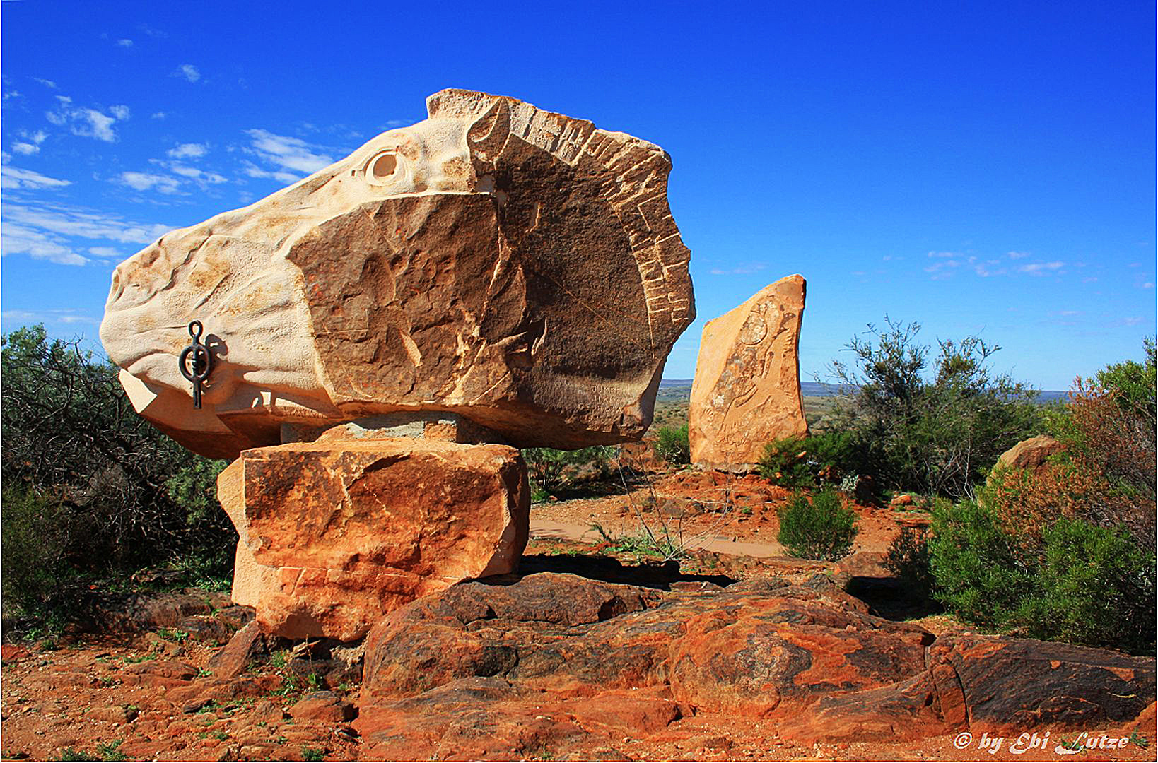 * Desert Sculpture near Brocken Hill / NSW *