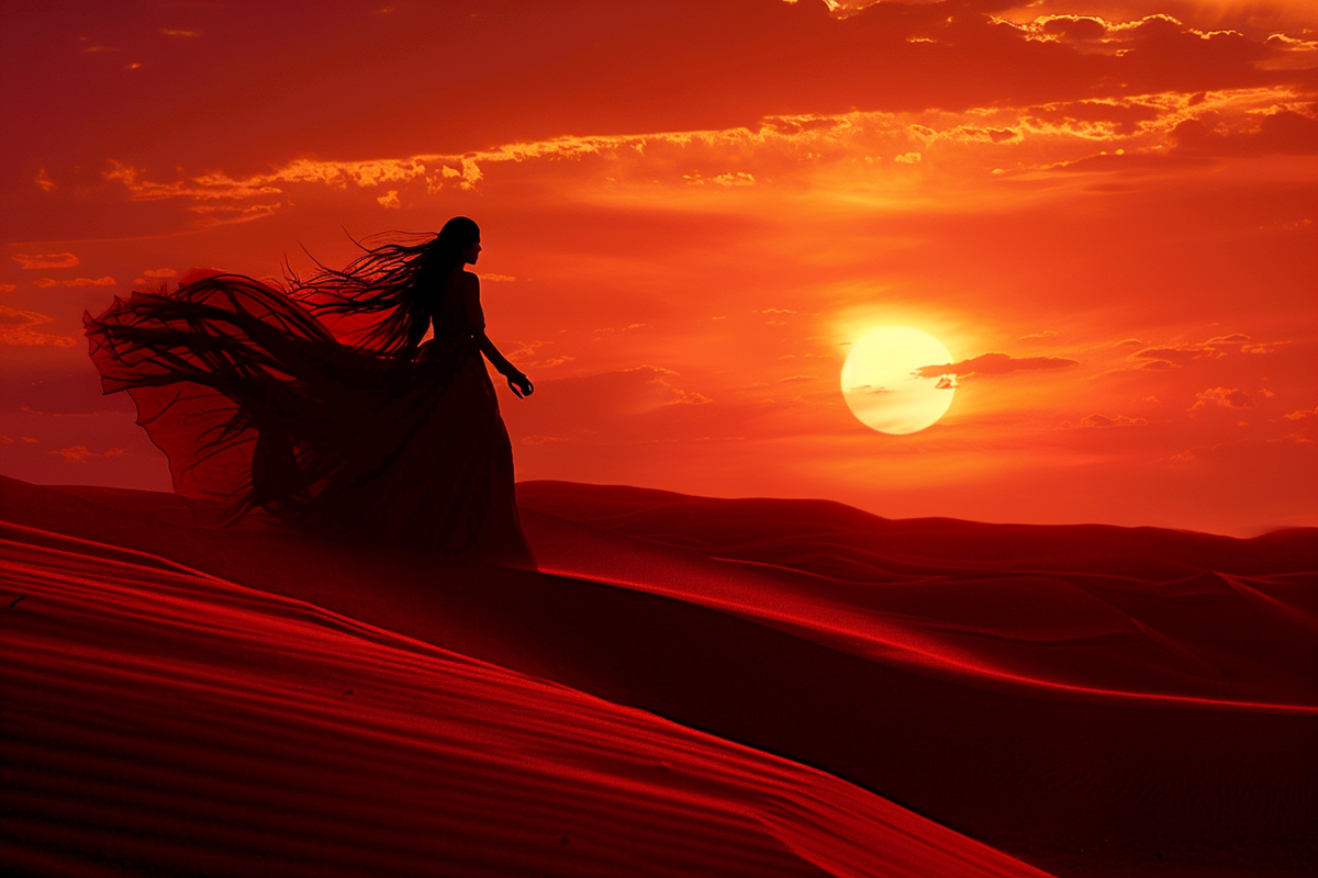 Desert woman