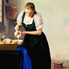 Desiree als Michmagd von Jan Vermeer