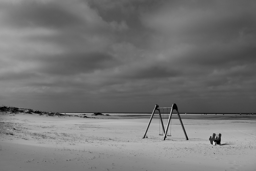 desolated beach