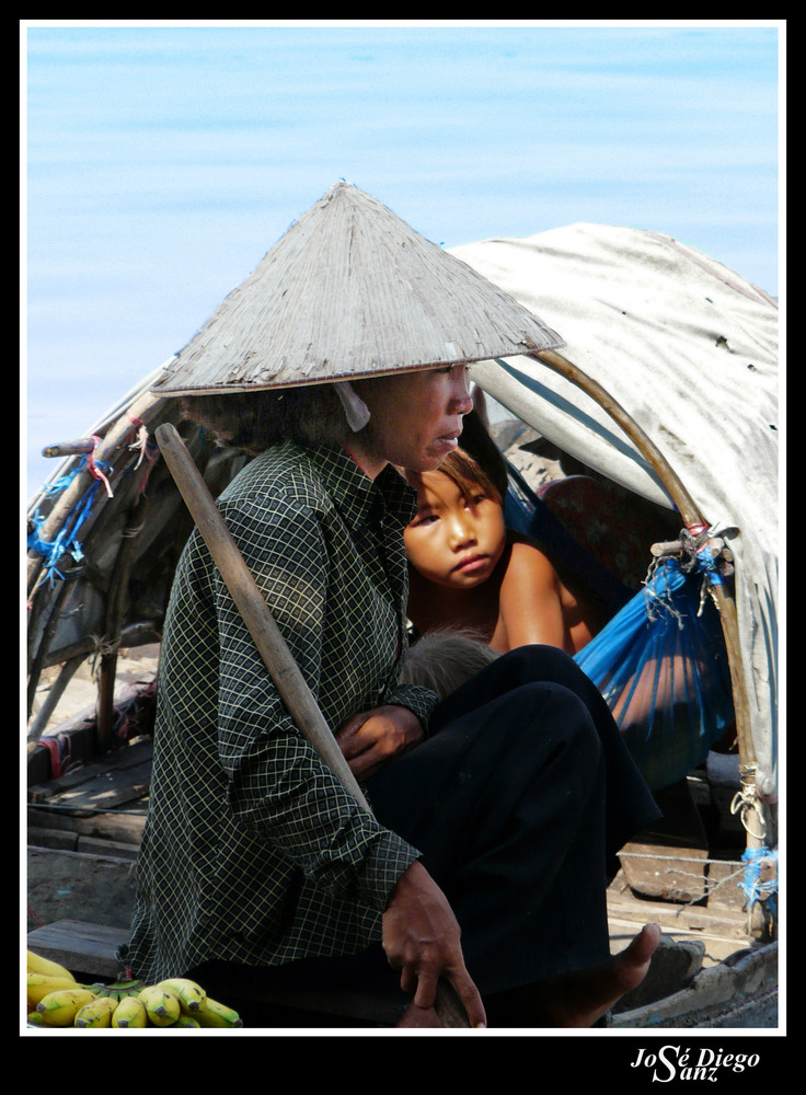 despertar en el lago Tonle Sap