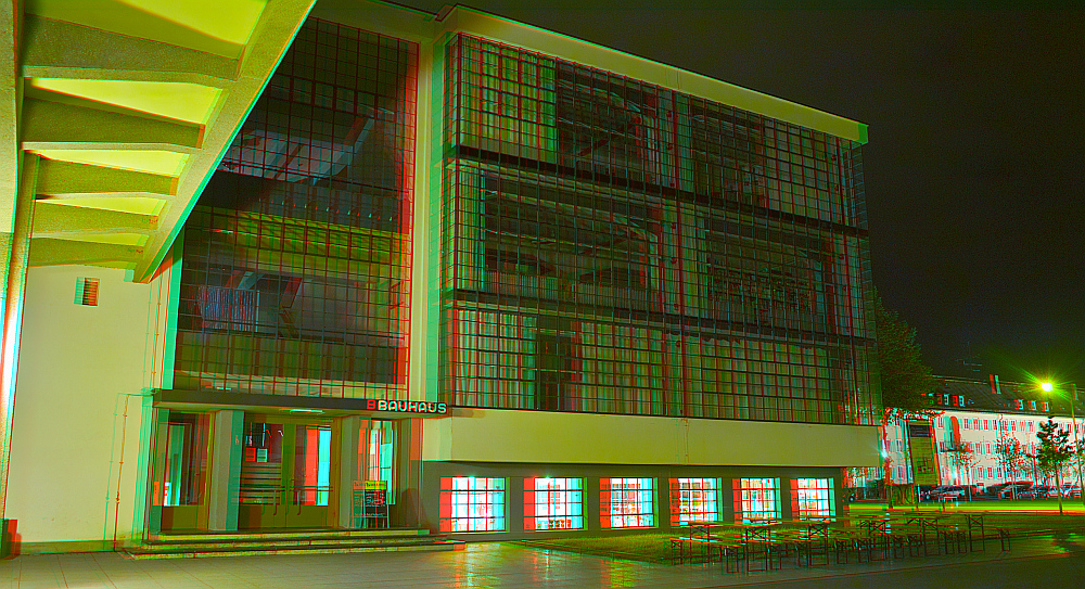 Dessau: Bauhaus (Ein S3D Bild)