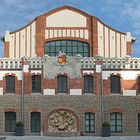 Dessau  Portal der Stadtschwimmhalle