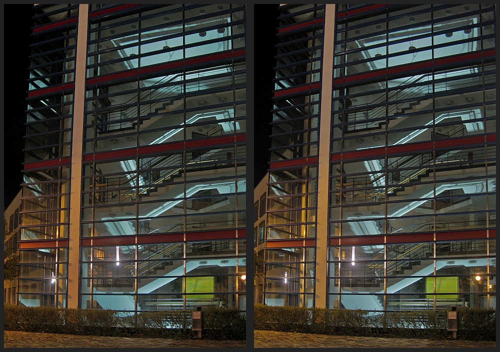 Dessau: Treppenhaus (Ein S3D Bild)