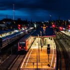 Dessauer HBF bei Nacht