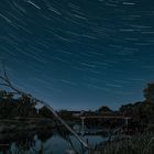 Dessauer Jagdbrücke im Mondlicht