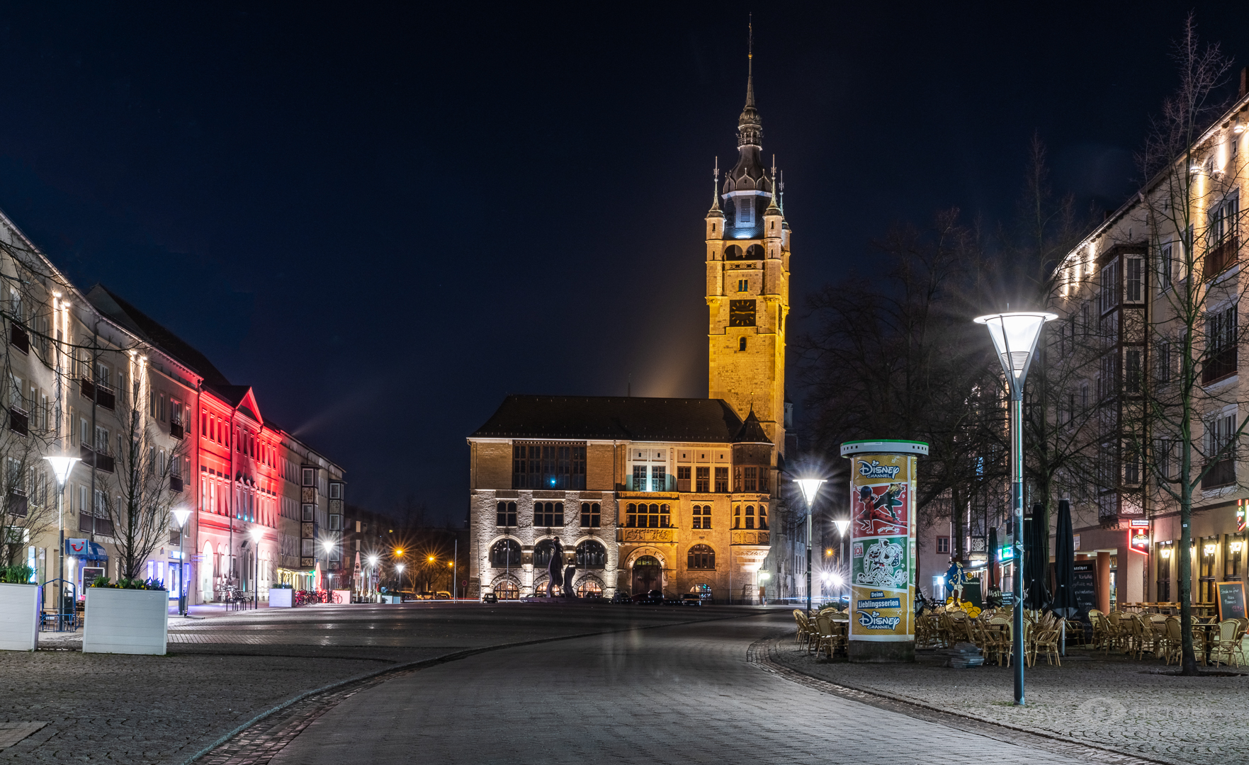 Dessauer Stadtansichten -7- Markt mit Rathaus