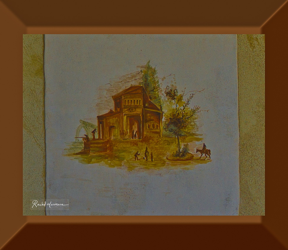 Dessin réalisé à l'ocre