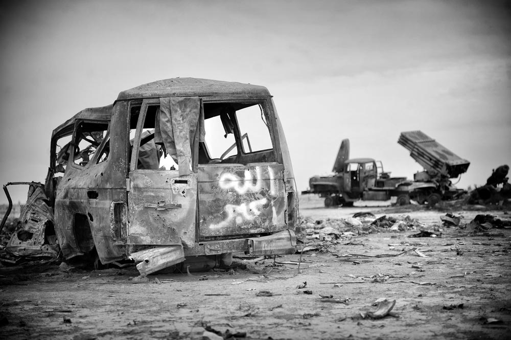 Destroyed by NATO, near Benghasi