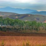 Destroyed landscape around Xieng Khouang