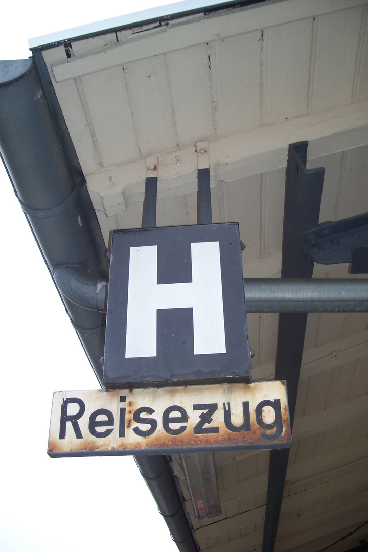 Detail am Bahnhof Klostermansfeld
