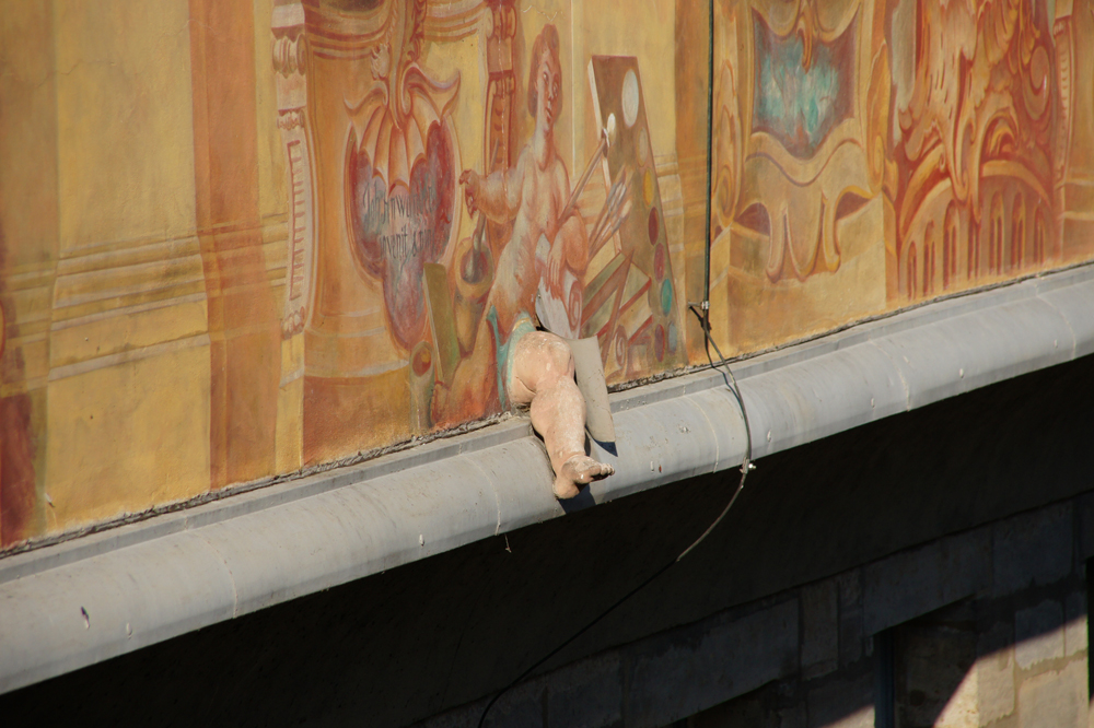 Detail am Bamberger Rathaus