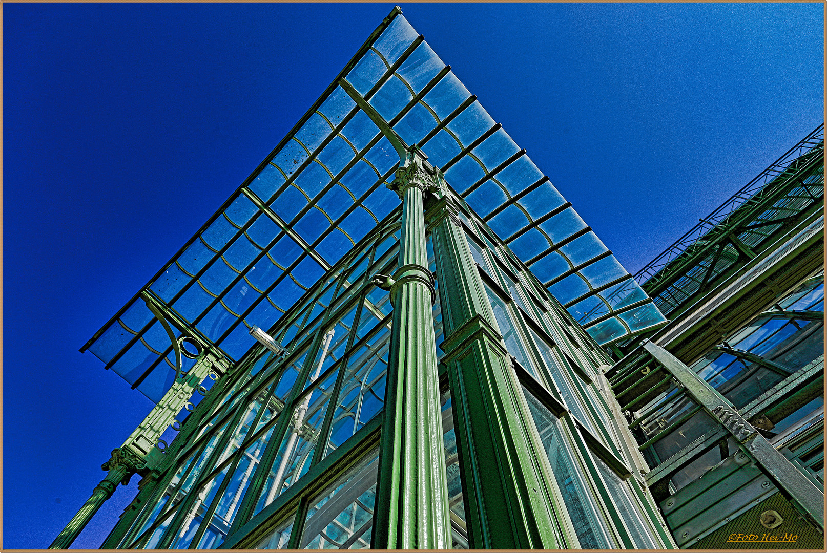 Detail am Palmenhaus in Schönbrunn