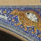 Detail am Registan in Samarkand