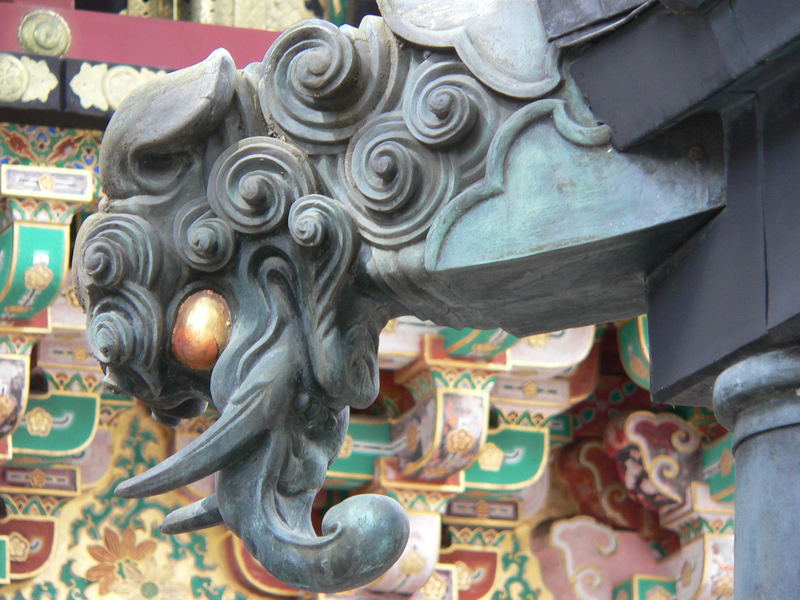 Detail am Tempel von Nikko