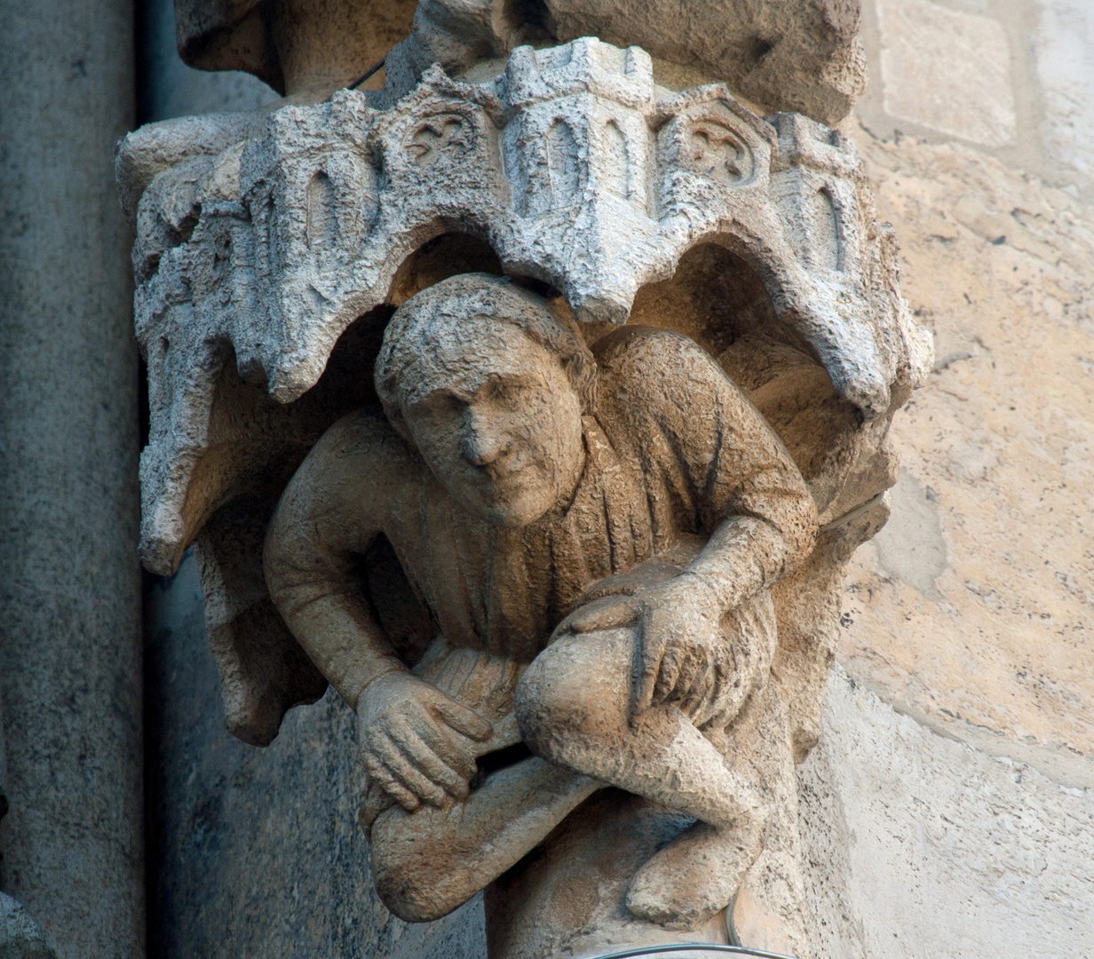 Detail an der Kathedrale von Amiens I
