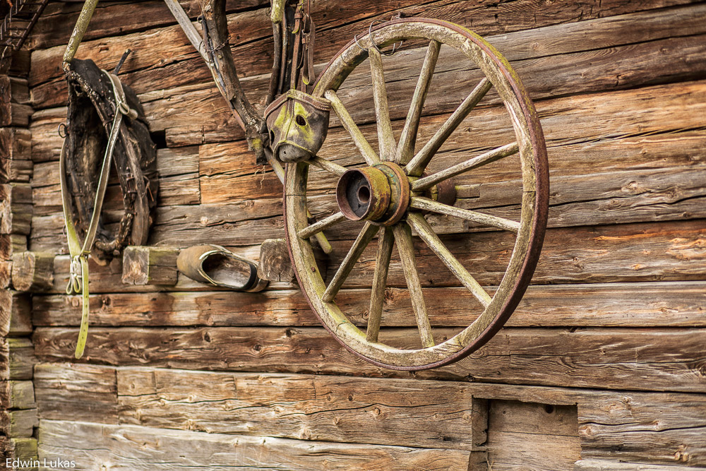 Detail Ansicht der Alten Mühle Sankt Englmar