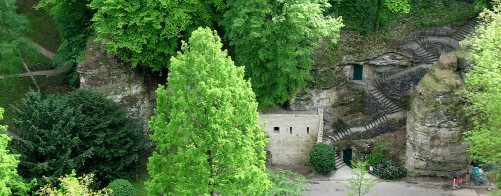 Detail aus dem Petrustal in Luxemburg