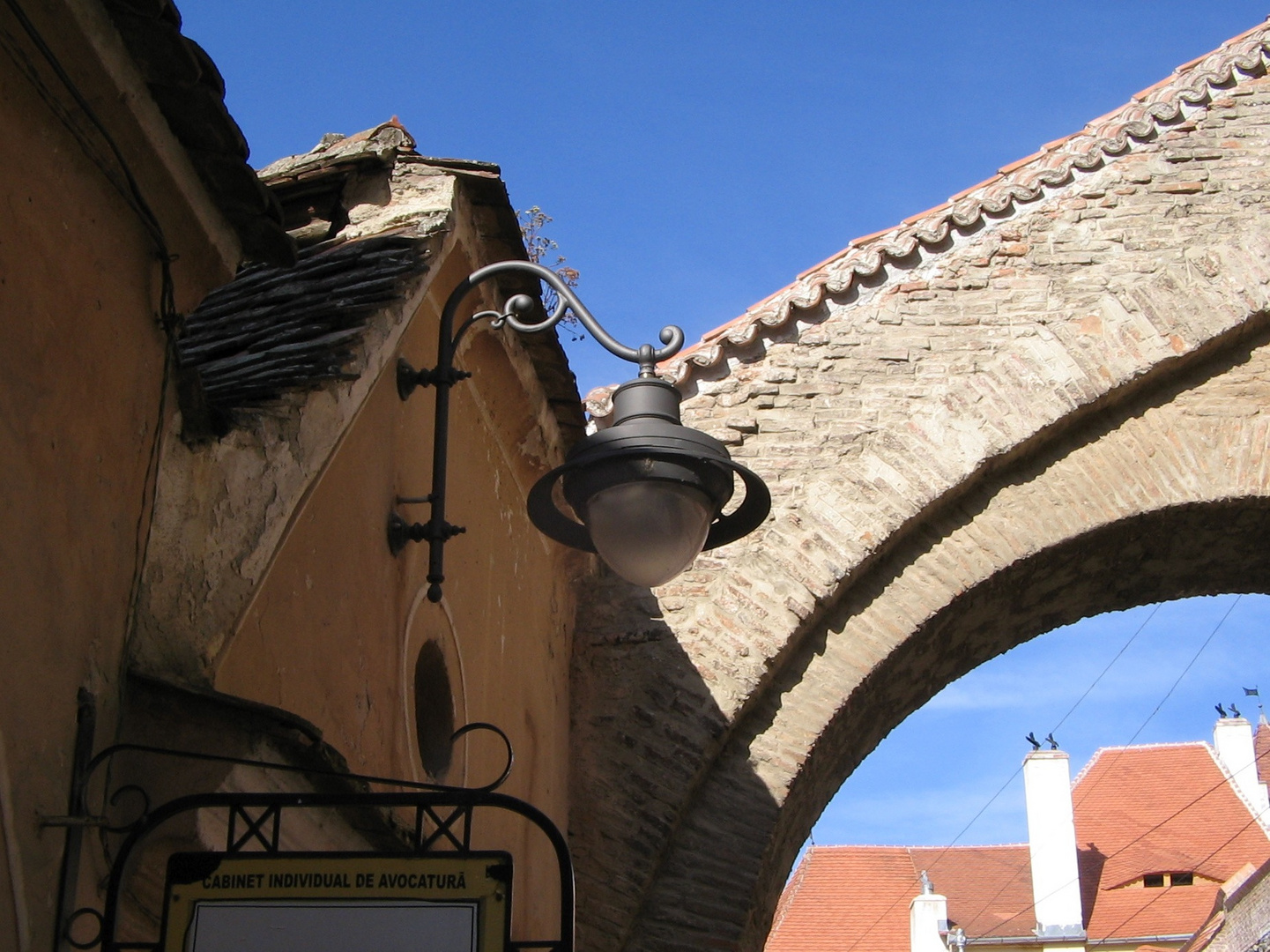 Detail aus der Altstadt von Hermannstadt (Sibiu)