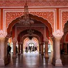 Detail aus der Audienzhalle des Stadtpalastes Jaipur