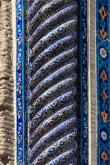 Detail beim Iwan der Moschee Bibi Hanum