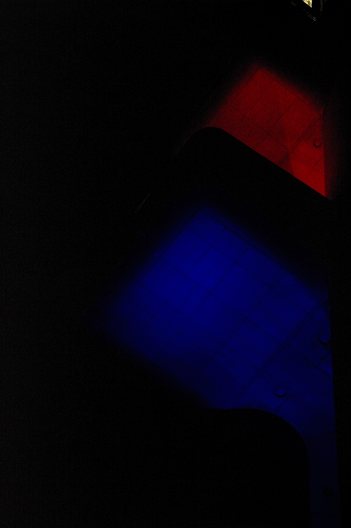 Detail - Blau-Rot