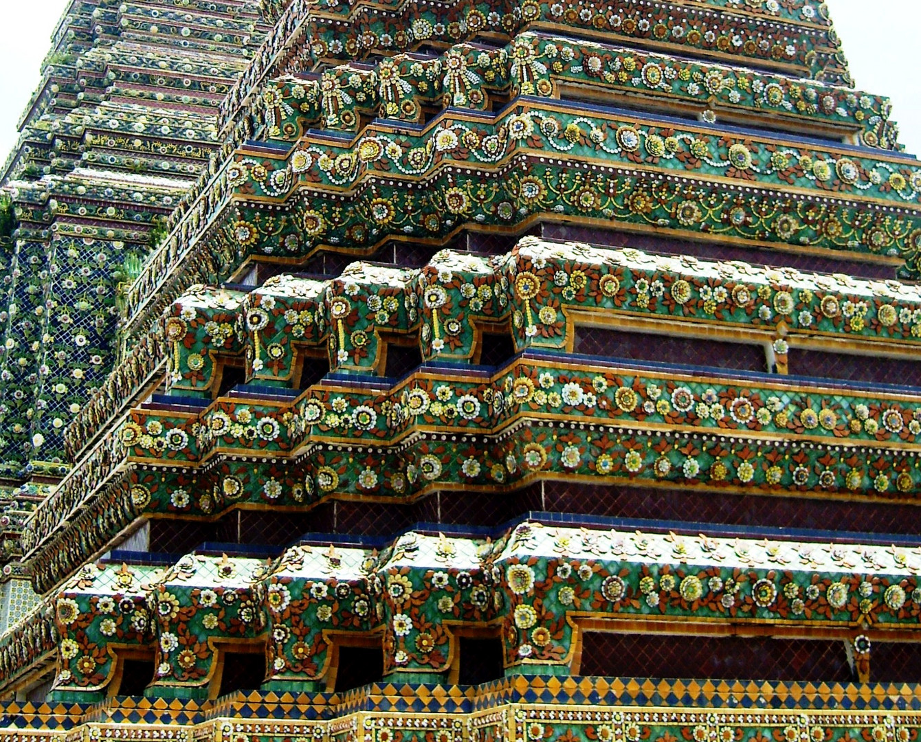 Detail - Chedi im Wat Pho