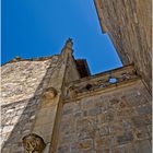 Détail d’architecture extérieure de l’Eglise Notre-Dame de Francescas  --  Lot-et-Garonne