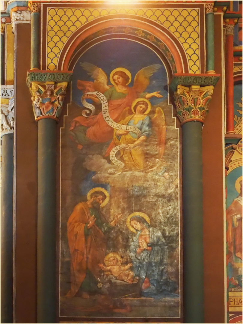 Détail de décoration dans la Cathédrale Saint-Caprais d’Agen